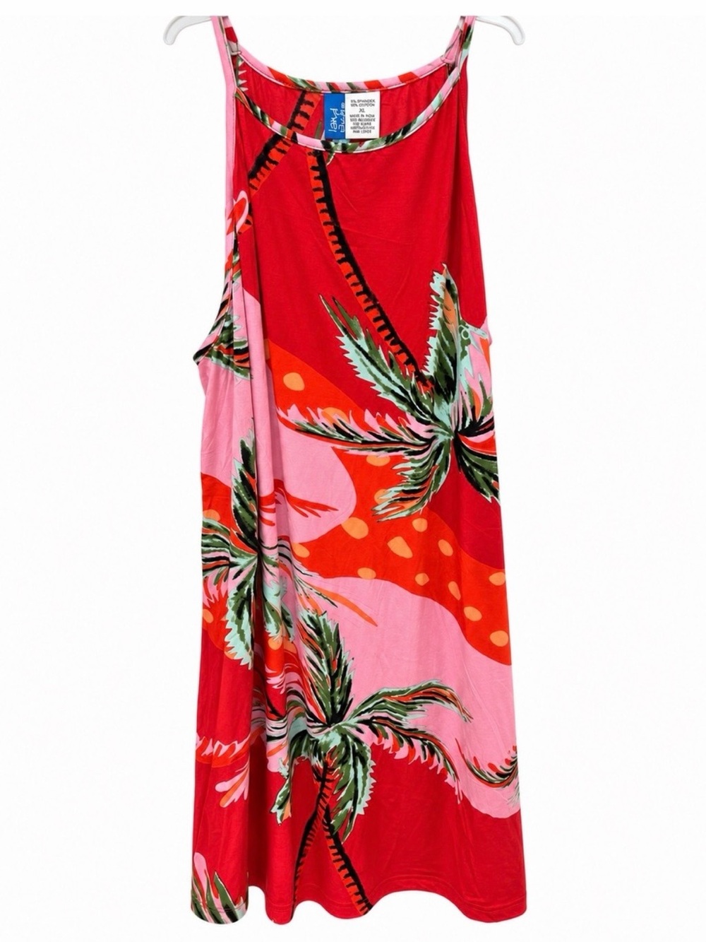 Island Beach Lifestyle Ella Halter Dress Tropical NWT  XL🌴🌺